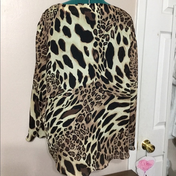 REQUIREMENTS, Animal printed blouse - Picture 6 of 8